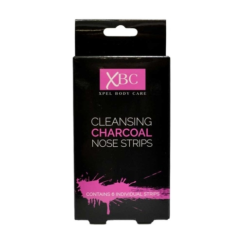 Косметичні смужки проти чорних цяток Charcoal Cleansing Nose Strips 6 шт.