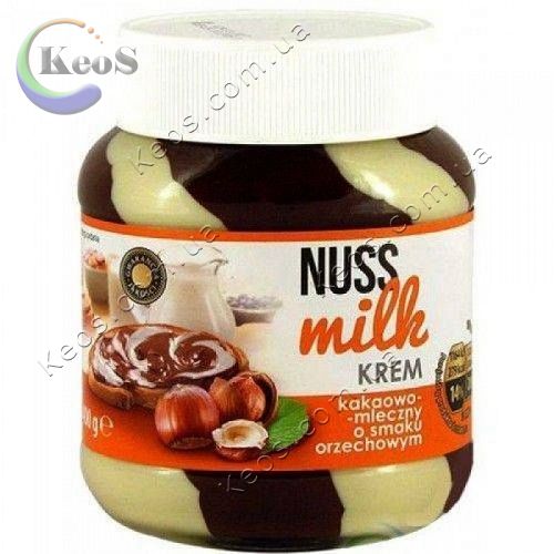 Шоколадно-горіхово-молочний крем Nuss milk Wiecej-mleka 400 г.