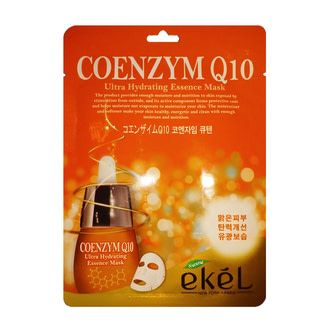Тканинна маска з коензимом Q10 Ekel Coenzym Q10 Ultra Hydrating Essence Mask 25 мл.