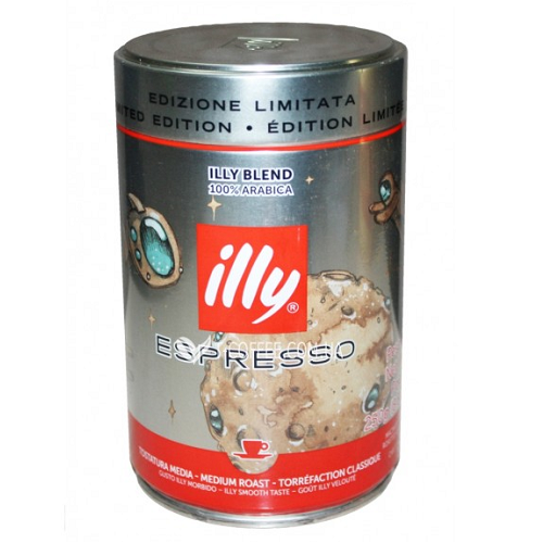 Кава мелена illy Espresso Caffe Macinato Decor середнього обсмажування ж/б 250 г.