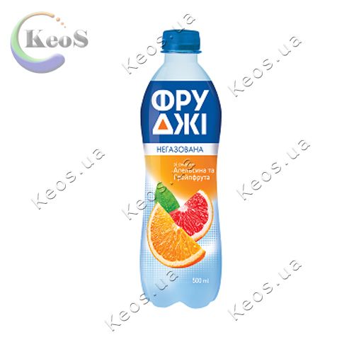 Безалкогольний не газований напій Фруджи апельсин та грейпфрут 0,5 л.