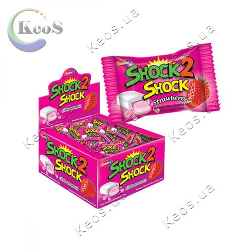 Жуйка Суперкисла Shock2Shock Полуниця 1 шт.