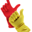Рукавиці BONUS Natural latex glove латексні господарські (S)