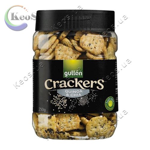 Печиво крекер Gullon Cracker Qunoa & Chia 250 г.
