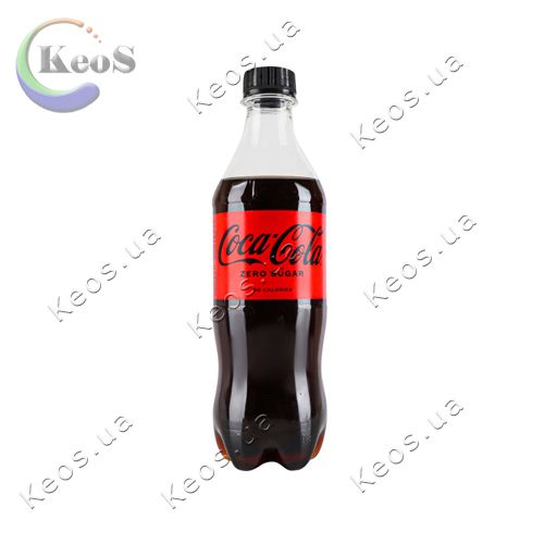 Напій безалкогольний сильно газований Coca-Cola zero 500 мл.