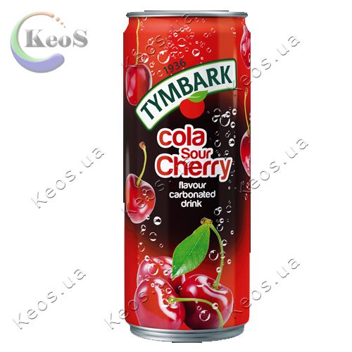 Напій соковмісний газований Tymbark Cola Sour Cherry 330 мл.
