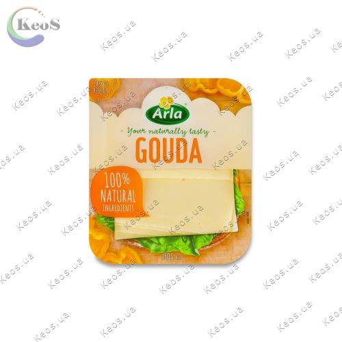 Сир слайси-нарізка Gouda Arla 150 г.